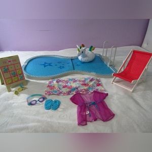 American Girl Doll Truly Me Swimming Pool Set